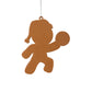 GOLDEN STATE WARRIORS ABS GINGERBREAD MAN IN UNIFORM ORNAMENT