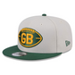 GREEN BAY PACKERS 2024 NFL SIDELINE HISTORIC 9FIFTY SNAPBACK HAT - STONE/GREEN