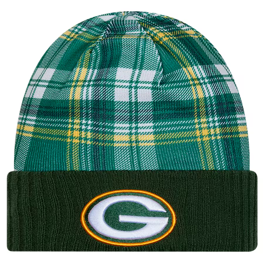 GREEN BAY PACKERS 2024 NFL SIDELINE STATEMENT CUFFED KNIT BEANIE - GREEN