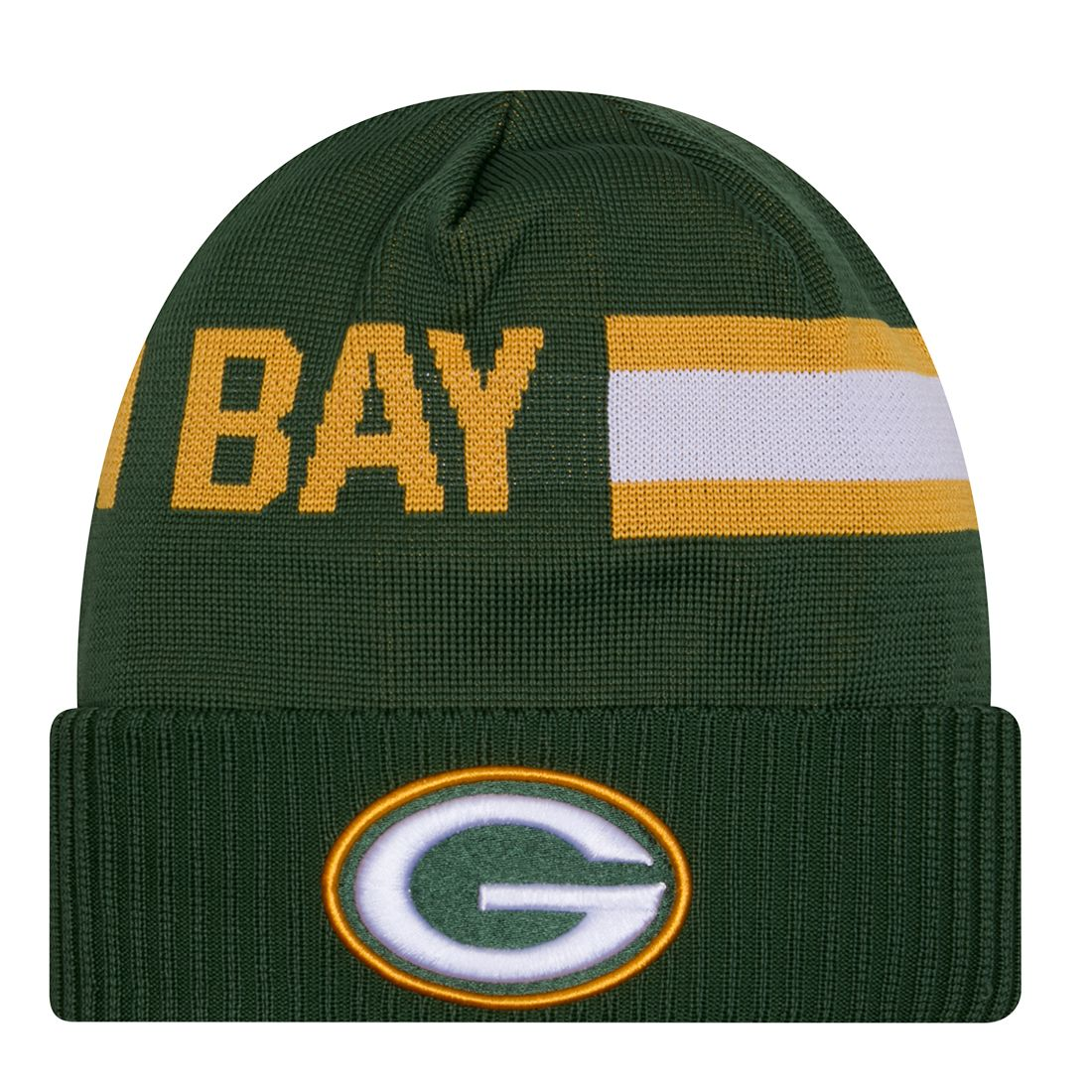 GREEN BAY PACKERS 2024 NFL SIDELINE WEATHER TECH CUFFED KNIT BEANIE