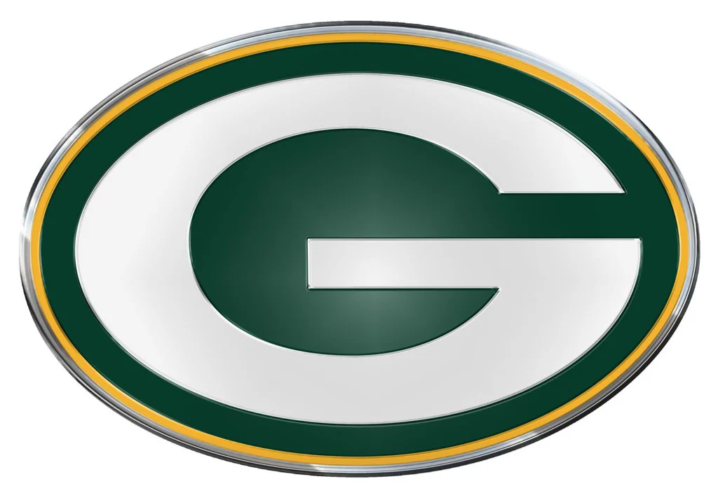 GREEN BAY PACKERS AUTO EMBLEM COLOR LOGO