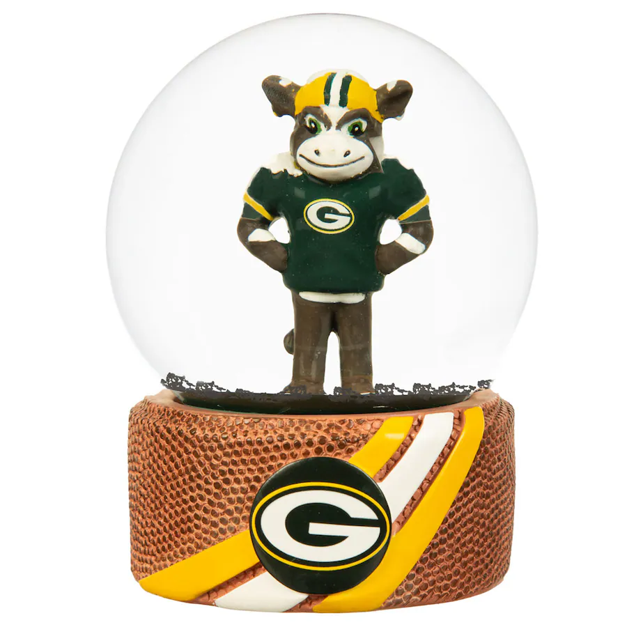 GREEN BAY PACKERS MASCOT WATER GLOBE