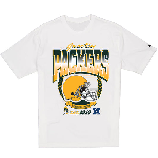 GREEN BAY PACKERS MEN'S NEW ERA RETRO OVERSIZED T-SHIRT