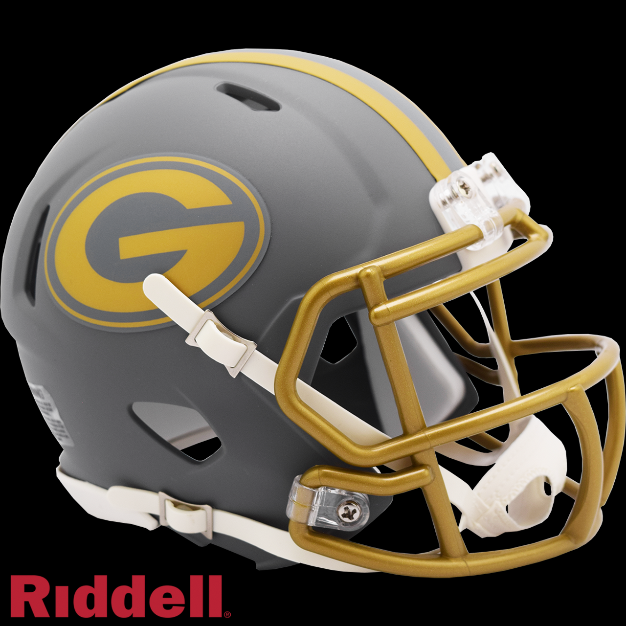 GREEN BAY PACKERS RIDDELL MINI SPEED HELMET - SLATE