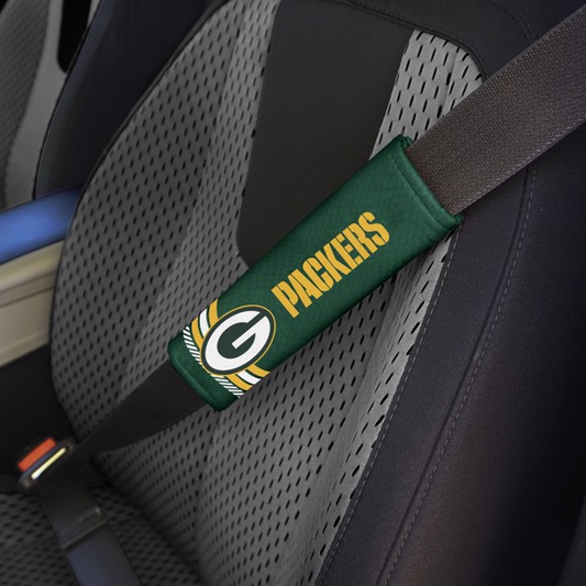 GREEN BAY PACKERS RALLY SEATBELT PAD - PAIR