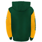 GREEN BAY PACKERS YOUTH POSTER BOARD FULL -ZIP HOODED SWEATSHIRT