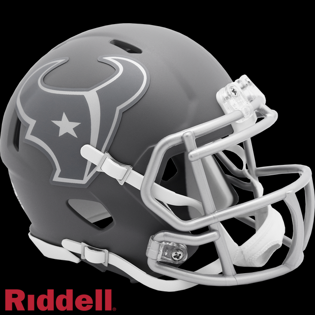 HOUSTAN TEXANS RIDDELL MINI SPEED HELMET - SLATE