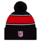 HOUSTON TEXANS 2024 NFL SIDELINE ALTERNATE CUFFED KNIT BEANIE WITH POM - NAVY