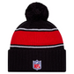 HOUSTON TEXANS 2024 NFL SIDELINE CUFFED KNIT BEANIE WITH POM - NAVY