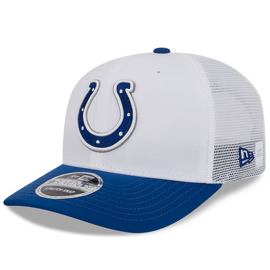 INDIANAPOLIS COLTS 2024 NFL TRAINING CAMP 9SEVENTY STRETCH SNAP TRUCKER HAT - WHITE
