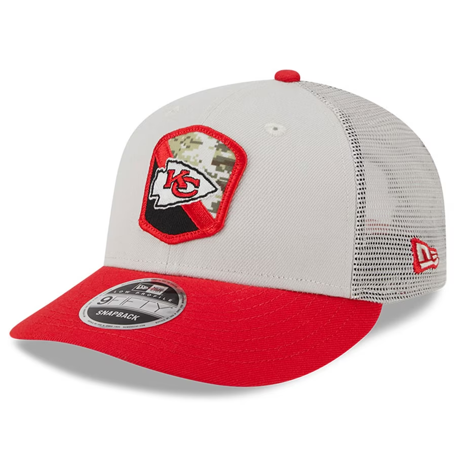 KANSAS CITY CHIEFS 2023 SALUTE TO SERVICE LOW PROFILE 9FIFTY SNAPBACK