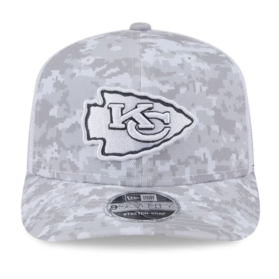 KANSAS CITY CHIEFS 2024 NFL SALUTE TO SERVICE 9SEVENTY STRETCH-SNAPBACK HAT