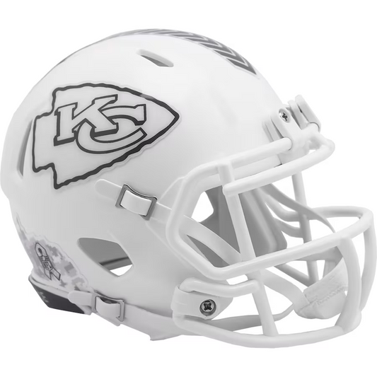 KANSAS CITY CHIEFS 2024 NFL SALUTE TO SERVICE RIDDELL MINI HELMET