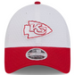 KANSAS CITY CHIEFS 2024 NFL TRAINING CAMP 9FORTY-STRETCH SNAP HAT - WHITE