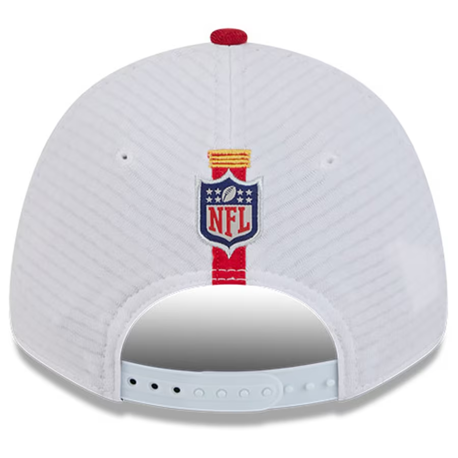 KANSAS CITY CHIEFS 2024 NFL TRAINING CAMP 9FORTY-STRETCH SNAP HAT - WHITE