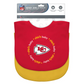 KANSAS CITY CHIEFS BABY BIBS - 2 PACK -RED/GOLD