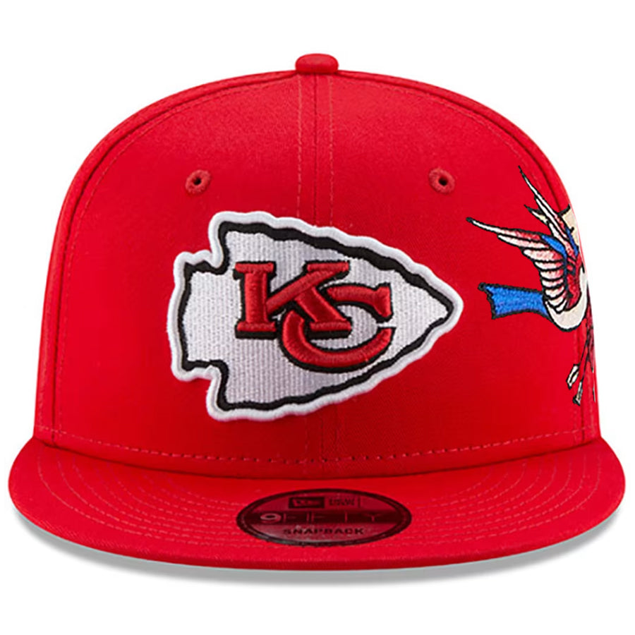 KANSAS CITY CHIEFS CITY ART 9FIFTY SNAPBACK - RED