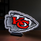 KANSAS CITY CHIEFS LED INFINITY LOGO LIGHT