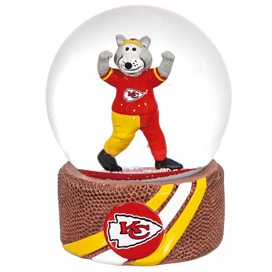 KANSAS CITY CHIEFS  MASCOT WATER GLOBE