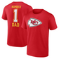 KANSAS CITY CHIEFS MEN'S 2024 FATHERS DAY T-SHIRT