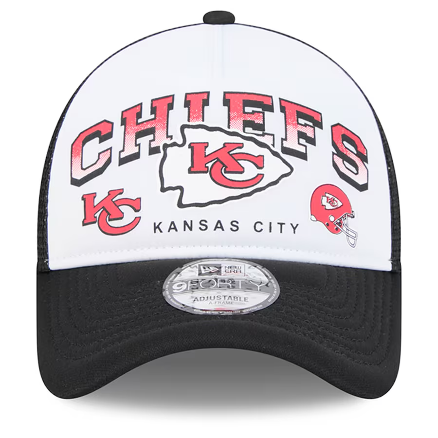 KANSAS CITY CHIEFS RETRO WORDMARK A-FRAME 9FORTY ADJUSTABLE HAT