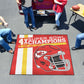 KANSAS CITY CHIEFS SUPER BOWL LVIII DYNASTY 5' X 6' TAILGATER RUG