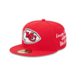 KANSAS CITY CHIEFS TEAM VERBIAGE 59FIFTY FITTED HAT - RED