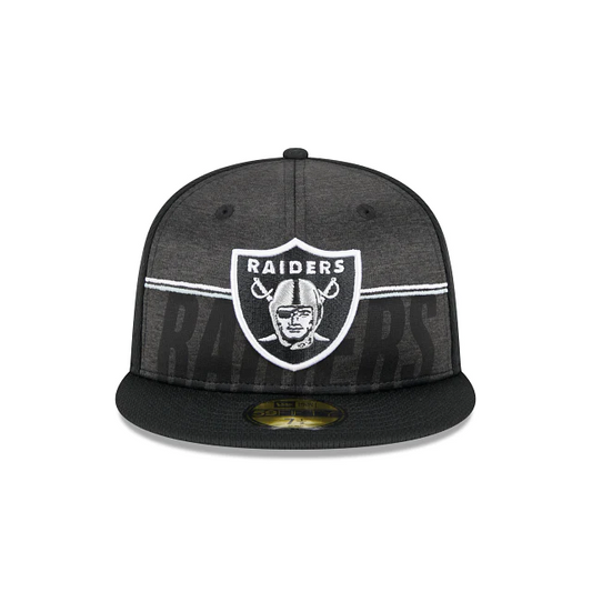 New Era Las Vegas Raiders NFL 9FIFTY Leather Snapback Hat