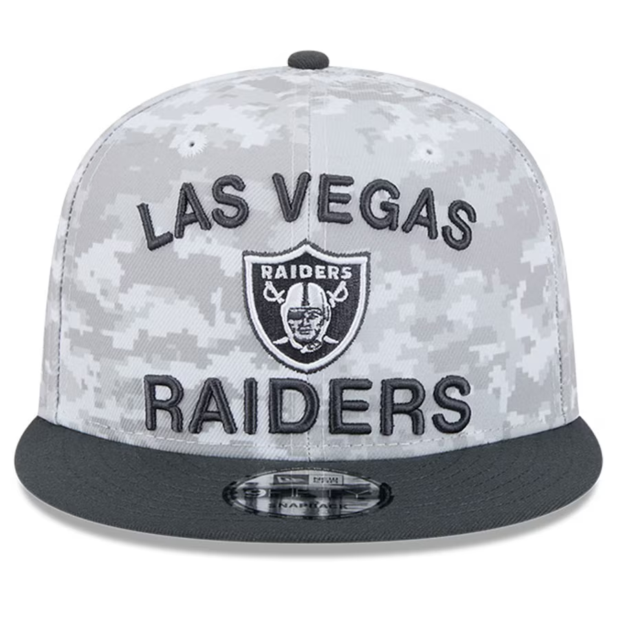 LAS VEGAS RAIDERS 2024 NFL SALUTE TO SERVICE 9FIFTY SNAPBACK HAT