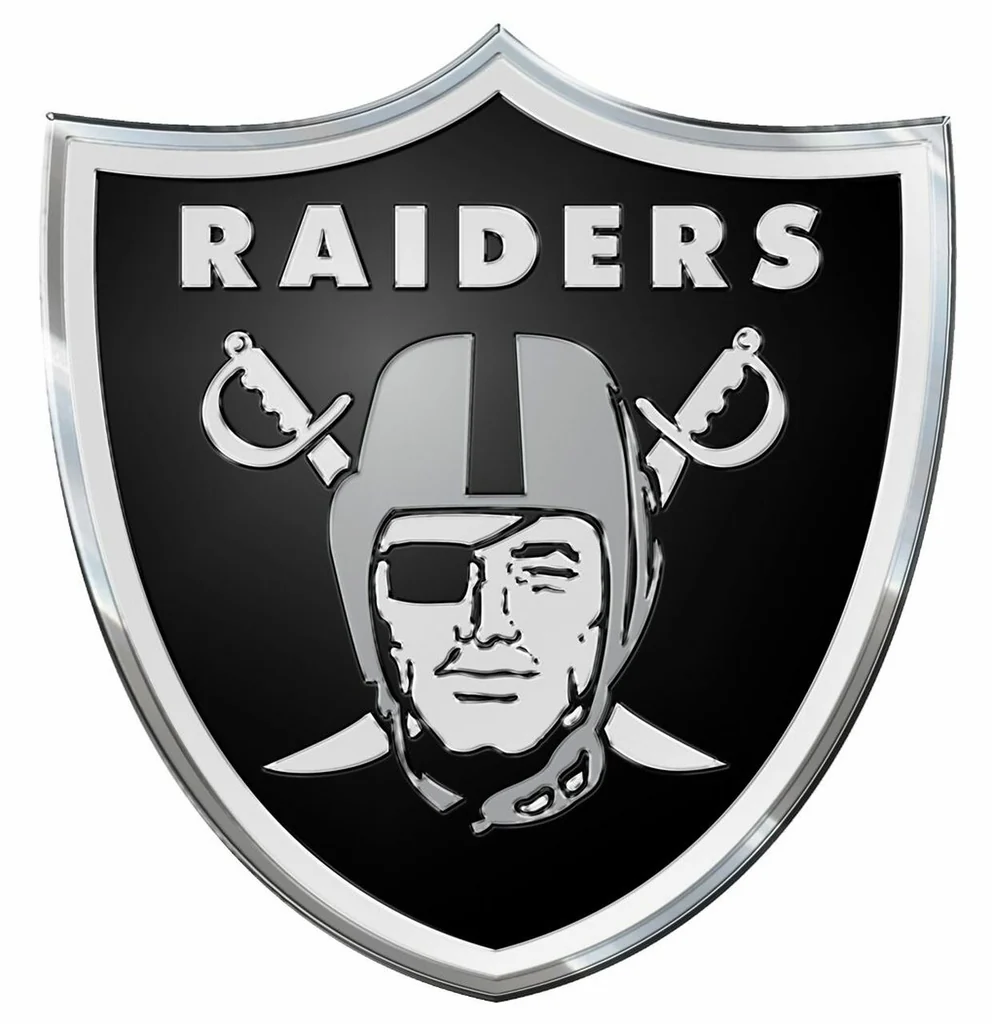 LAS VEGAS RAIDERS AUTO EMBLEM COLOR LOGO