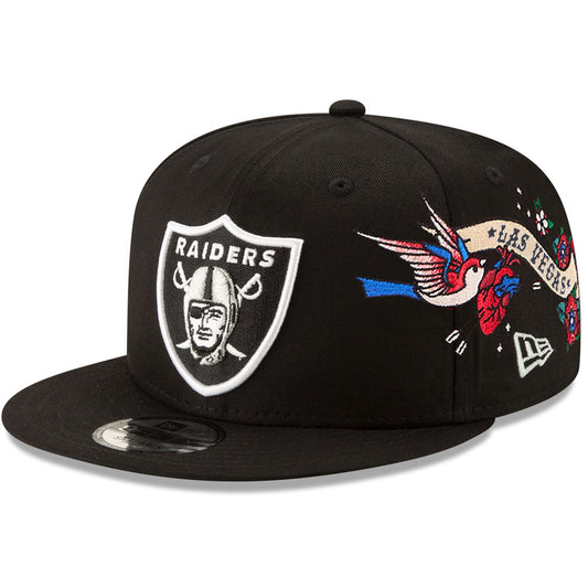 LAS VEGAS RAIDERS CITY ART 9FIFTY SNAPBACK - BLACK