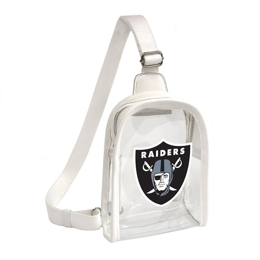 LAS VEGAS RAIDERS CLEAR STADIUM MINI SLING BAG