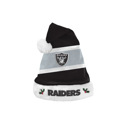 LAS VEGAS RAIDERS EMBROIDERED COLORBLOCK SANTA HAT