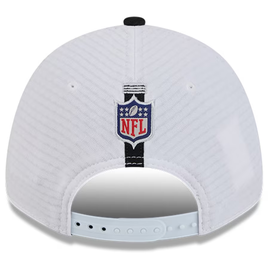 LAS VEGAS RAIDERS JR 2024 NFL TRAINING CAMP 9FORTY-STRETCH SNAP HAT - WHITE