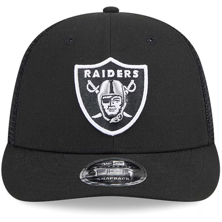 LAS VEGAS RAIDERS  LOW-PROFILE BASIC POLY TRUCKER 9FIFTY SNAPBACK HAT