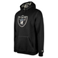 LAS VEGAS RAIDERS MEN'S 2024 NFL SIDELINE 3RD DOWN PLAID PULLOVER HOODED SWEATSHIRT