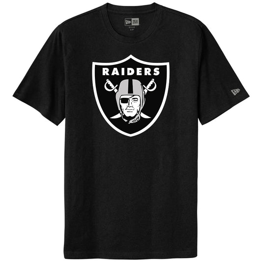 LAS VEGAS RAIDERS MEN'S NEW ERA BASIC LOGO T-SHIRT