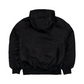 LAS VEGAS RAIDERS MEN'S NEWERA X ALPHA INDUSTRIES L-2B HOODED BOMBER JACKET - BLACK