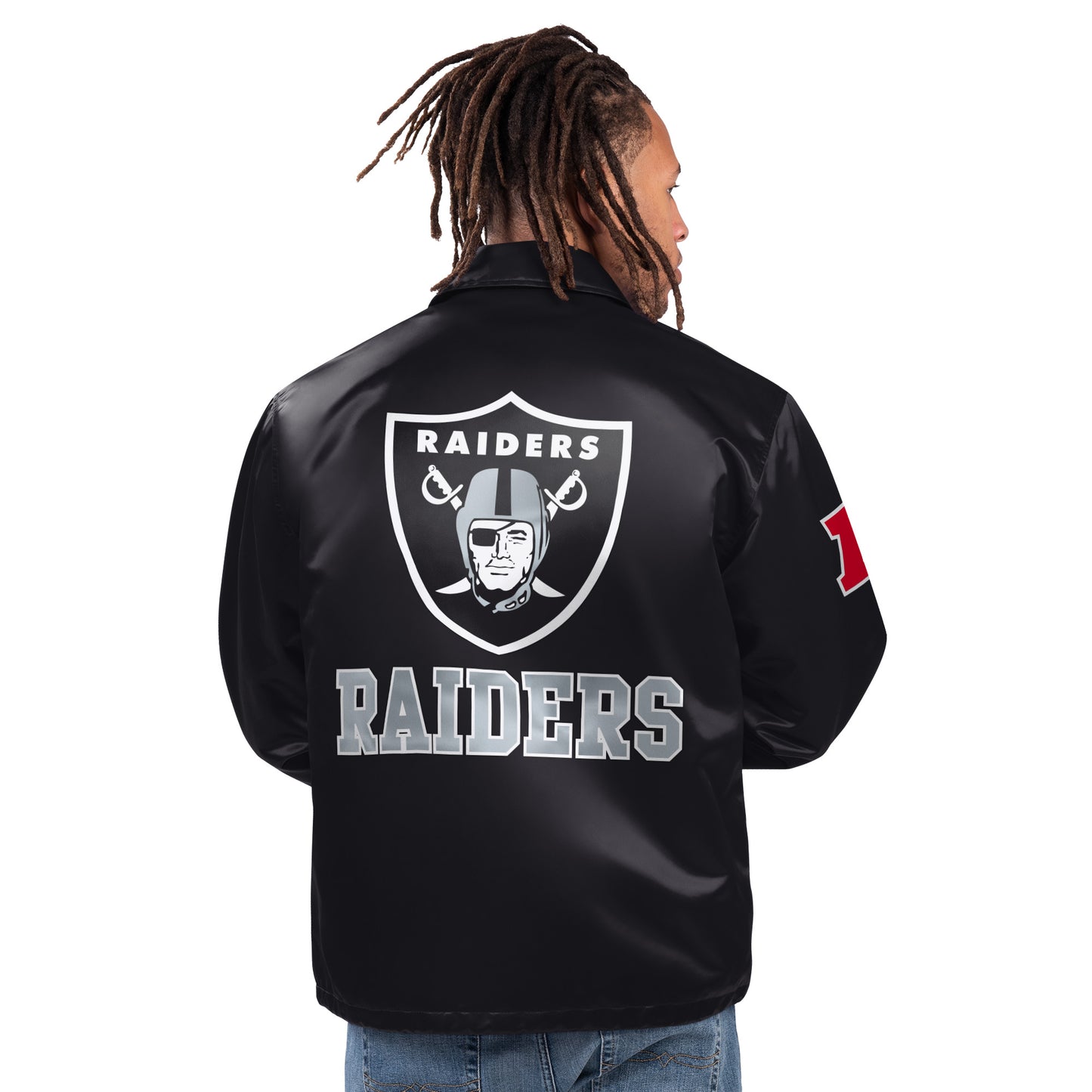 LAS VEGAS RAIDERS MEN'S OPTION ROUTE COACHES JACKET