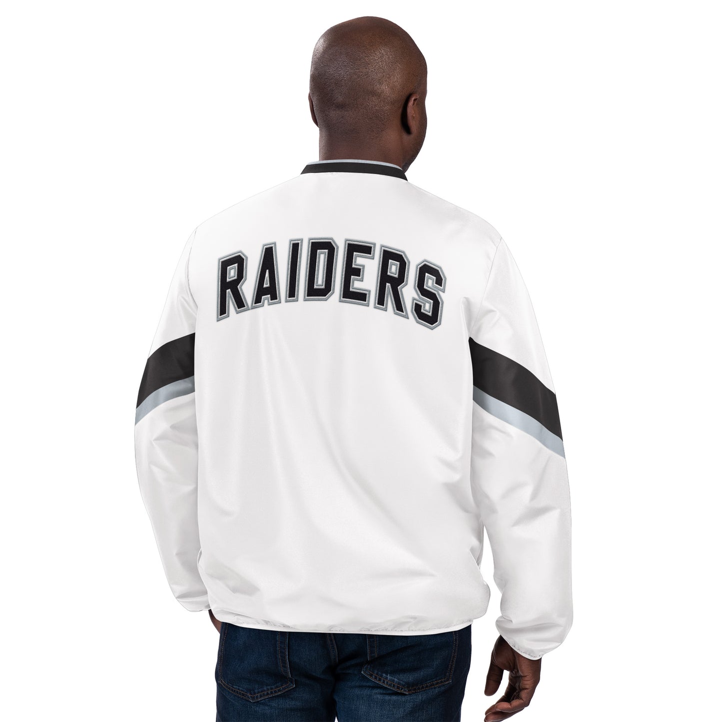 LAS VEGAS RAIDERS MEN'S YARDLINE PULLOVER JACKET