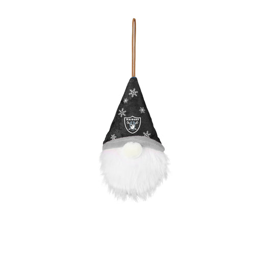 LAS VEGAS RAIDERS PLUSH GNOME ORNAMENT - SNOWFLAKE