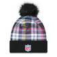 LAS VEGAS RAIDERS WOMEN'S 2024 NFL CRUCIAL CATCH CUFFED KNIT BEANIE WITH POM