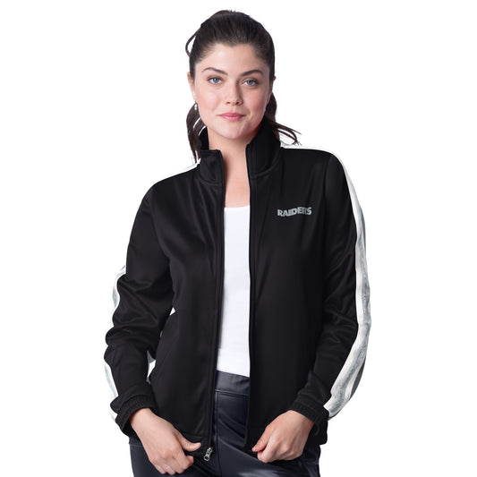 LAS VEGAS RAIDERS WOMEN'S REBEL TRACK JACKET