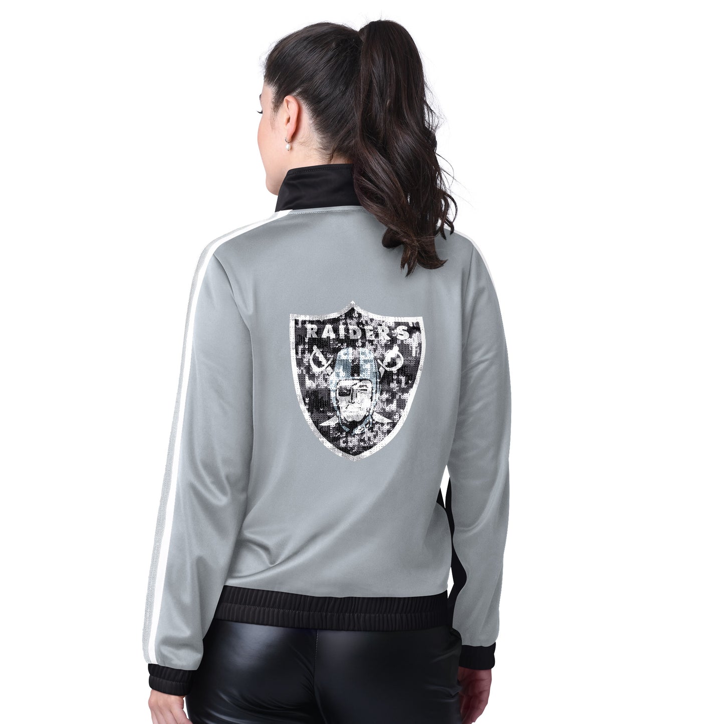 LAS VEGAS RAIDERS WOMEN'S REBEL TRACK JACKET