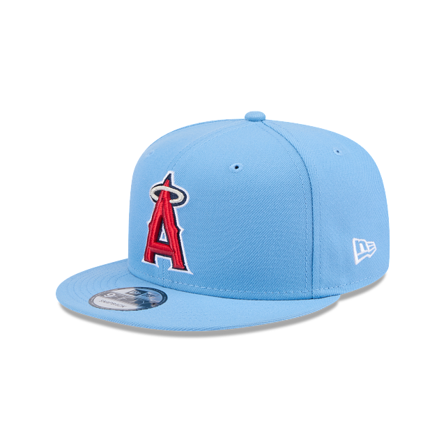 LOS ANGELES ANGELS EVERGREEN BASIC 9FIFTY SNAPBACK HAT - SKY