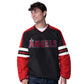 LOS ANGELES ANGELS MEN'S HIGH HEAT 1 PULLOVER JACKET - BLACK/RED