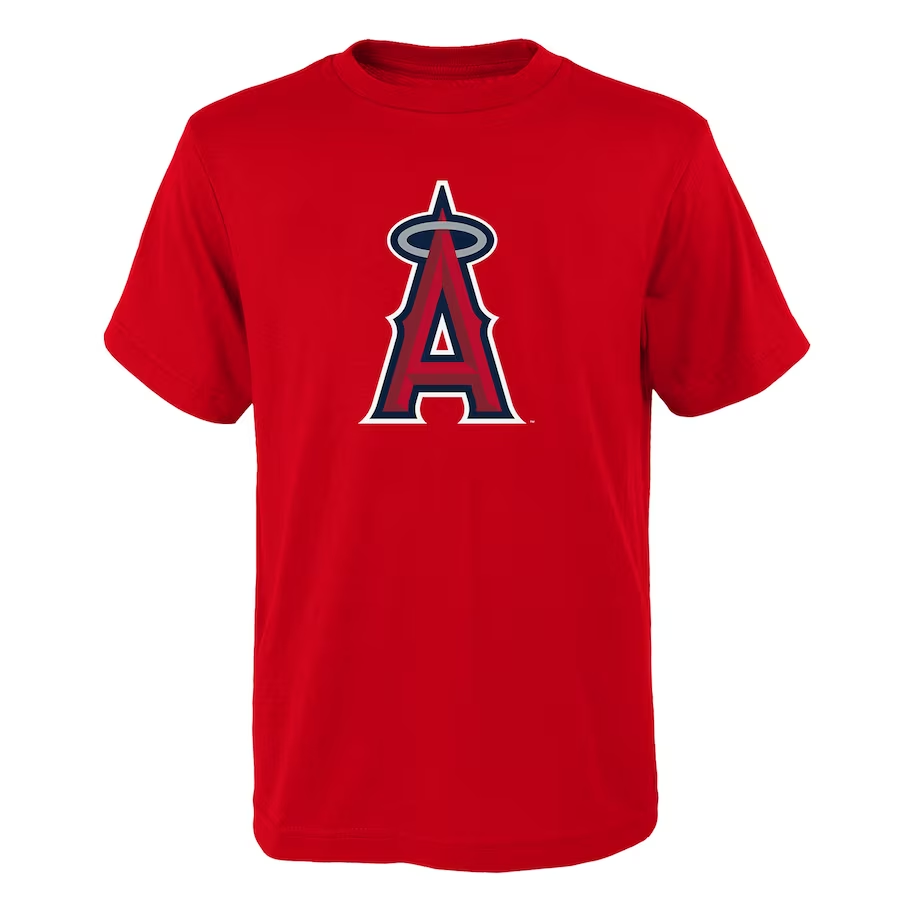 Outerstuff Los Angeles Angels Youth Primary Logo T-Shirt 23 Red / L