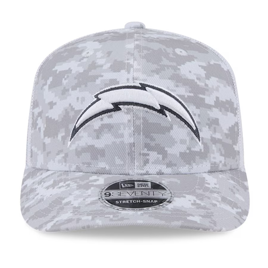 LOS ANGELES CHARGERS 2024 NFL SALUTE TO SERVICE 9SEVENTY STRETCH-SNAPBACK HAT