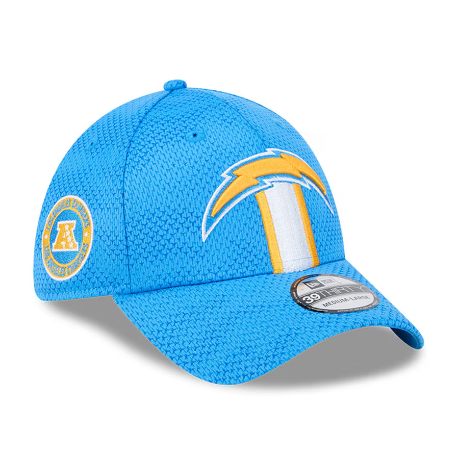 LOS ANGELES CHARGERS 2024 NFL SIDELINE 39THIRTY FLEX FIT HAT - BLUE