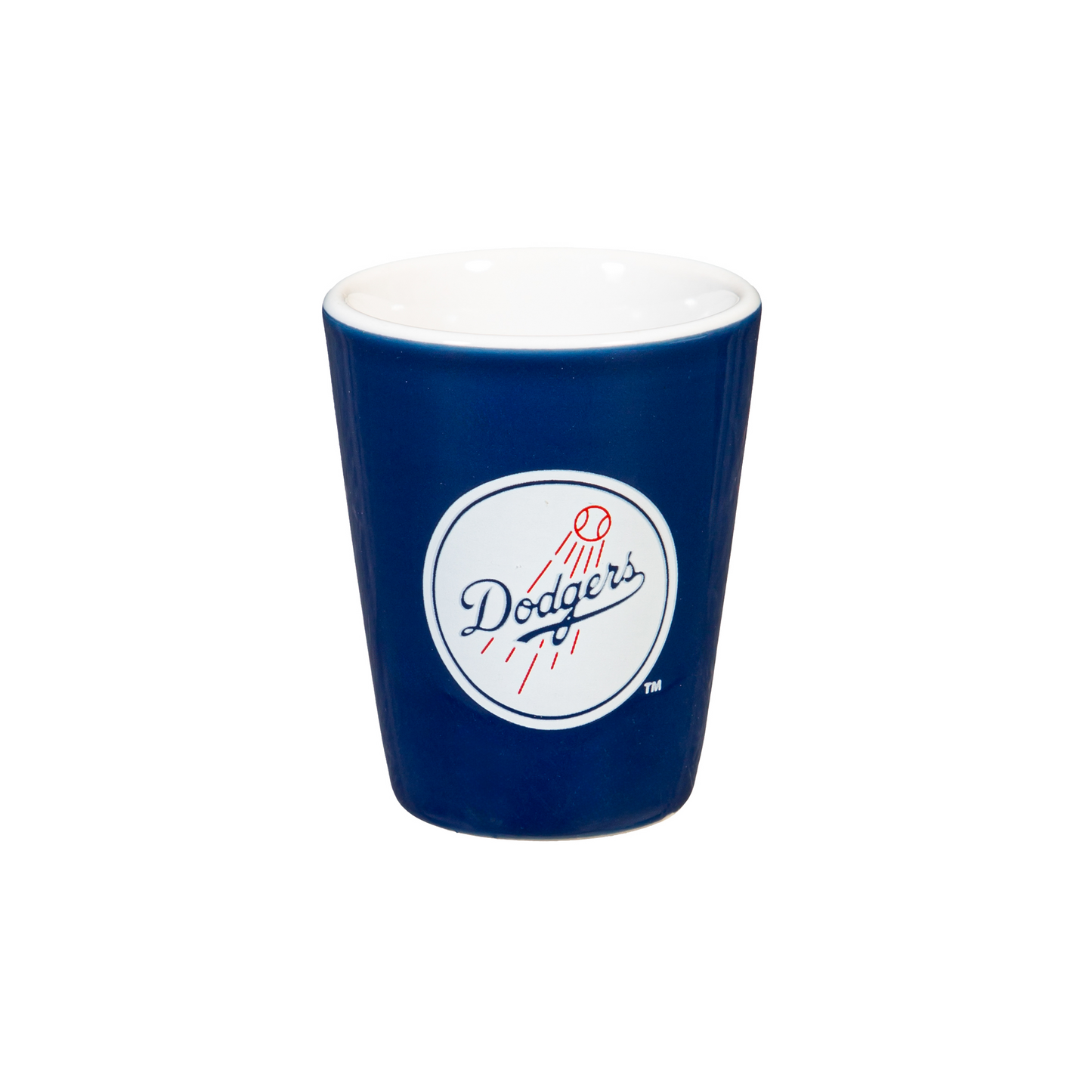 LOS ANGELES DODGERS 2 OZ. TEAM SHOT GLASS - BLUE